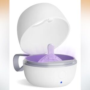 Zyntieu Portable Pacifier Sanitizer, UV Light Sanitizer Box Pink NEW Opened Box